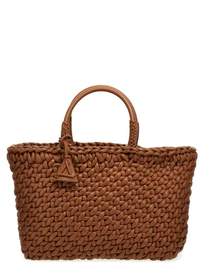 Alanui Interwoven-design Leather Tote Bag In Brown