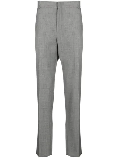 Alexander Mcqueen Trousers In Grey