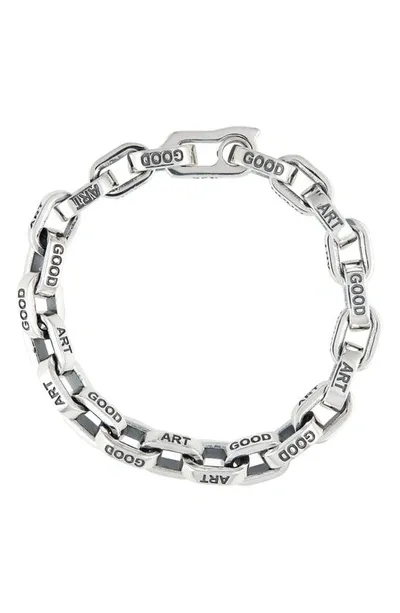 Good Art Hlywd Gordo Pequeno Good Art Sterling Silver Bracelet