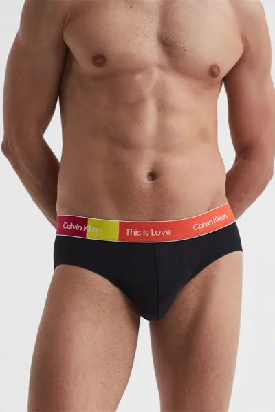 Reiss Calvin Klein Black Underwear This Is Love Briefs