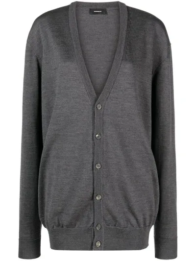 Wardrobe.nyc Gray Button Cardigan In Grey