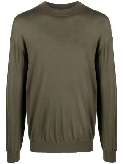 Nanushka Yossi Merino-wool Jumper In Khaki