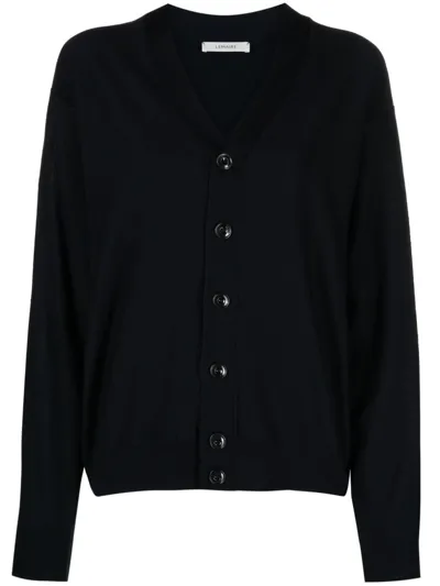 Lemaire Blue V-neck Cardigan