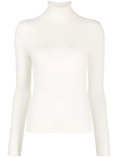 Polo Ralph Lauren Cable-knit Roll-neck Jumper In White