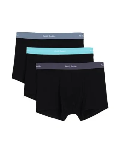 Paul Smith Mens 3-pack Signature Wasitband Trunks M1a-914-m3pk39 In Black