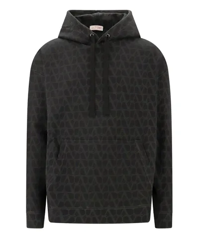 Valentino Hoodie In Black