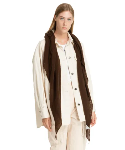 Pin1876 By Botto Giuseppe Cashmere Scarf In Brown