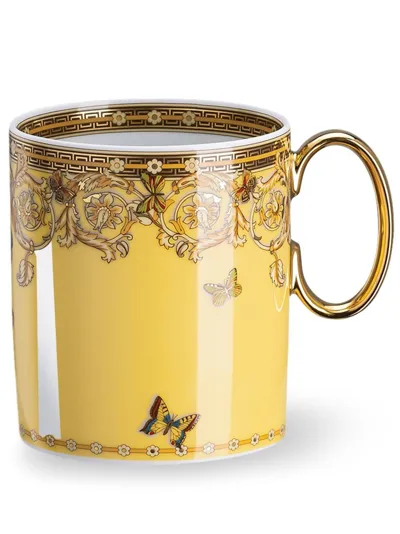 Versace X Rosenthal Jardin De  Mug (7.2cm) In Yellow