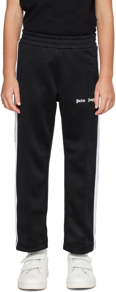 Palm Angels Kids Black Printed Lounge Pants