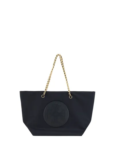 Tory Burch Ella Tote Bag In Black