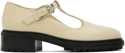 Aeyde Beige Roberta Loafers In Creamy