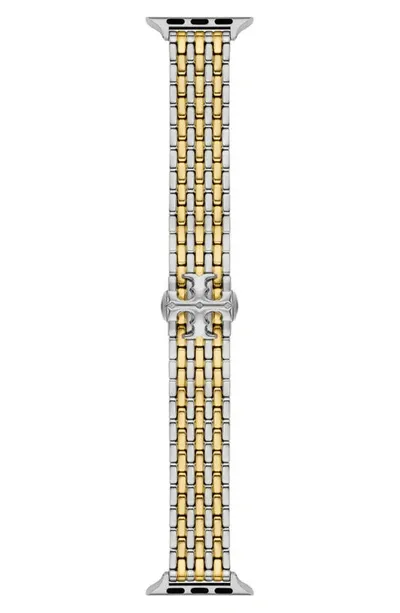 Tory Burch Eleanor Bracelet For Apple Watch In Steel