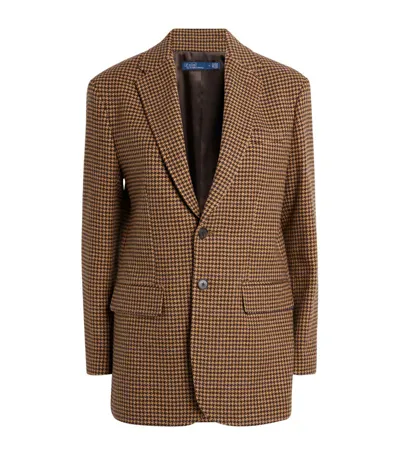 Polo Ralph Lauren Houndstooth Blazer In Multicoloured