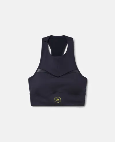 Stella Mccartney Truepurpose Training Crop Top In Legend Ink