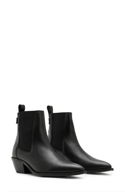 Allsaints Fox Chelsea Boot In Black