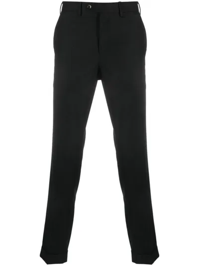 Pt Torino Mid-rise Tailored Trousers In Grey