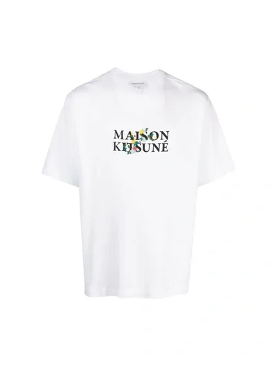 Maison Kitsuné Printed T-shirt In White