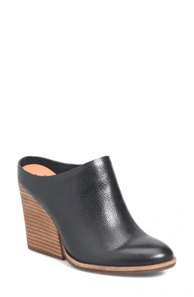 Kork-ease Challis Mule In Black Leather