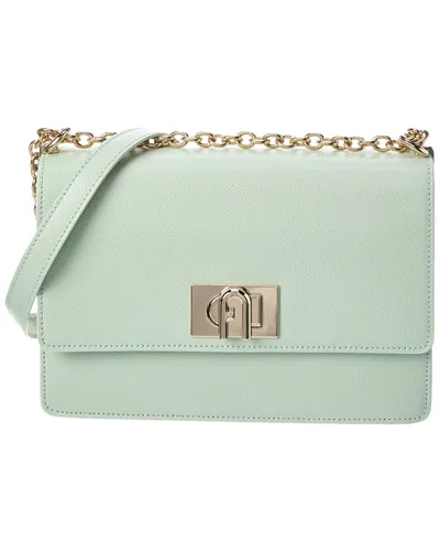 Furla 1927 Leather Crossbody Bag In Green