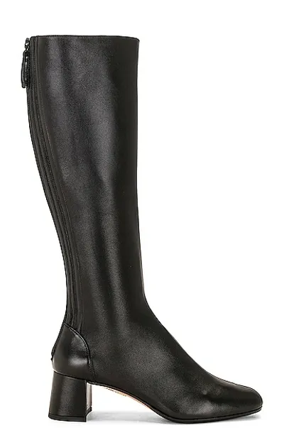 Aquazzura Saint Honore 50 Boot In Black