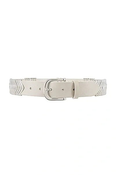 Isabel Marant Tehora Belt In Chalk/silver