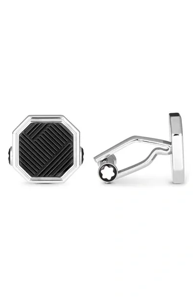 Montblanc Cufflinks  Extreme 3.0 Collection In Black