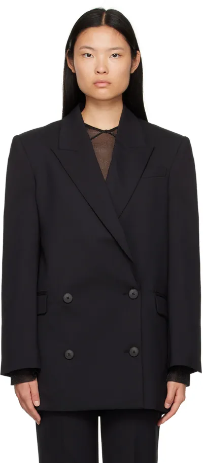 Camilla And Marc Black Mikhail Blazer In Dblk Black