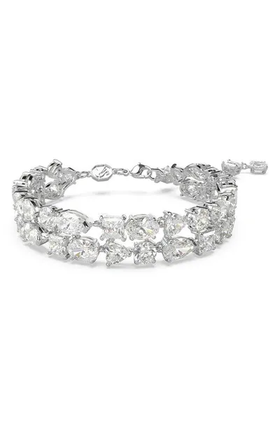 Swarovski Mesmera Crystal-embellished Bracelet In Clear