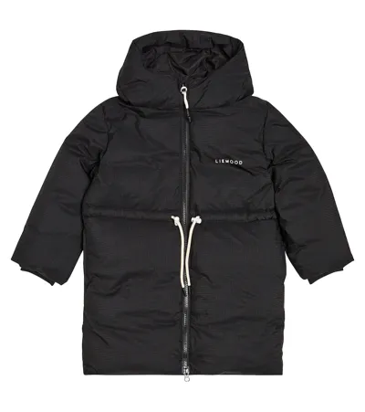 Liewood Kids' Bille Down Coat In Black