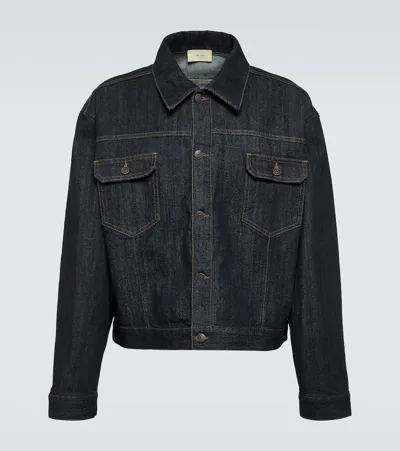 The Row Orson Denim Jacket In Blue