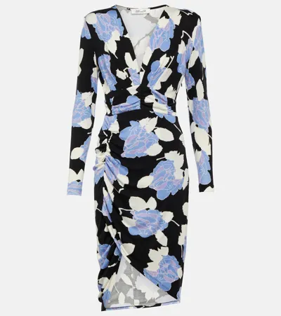 Diane Von Furstenberg Magena Floral Midi Dress In Multicolor