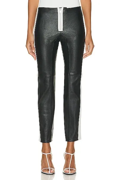 Grlfrnd The Leather Moto Pant In Black