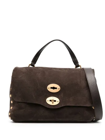 Zanellato Postina Jones S Leather Handbag In Brown