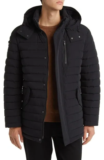 Moose Knuckles Down-filled Greystone Jacket In Black