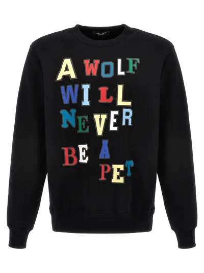 Undercover Print Sweatshirt In Black