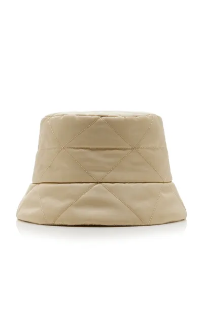 Prada Re-nylon Bucket Hat In Neutral