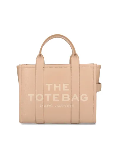 Marc Jacobs The Tote Logo Debossed Toe Bag In 230