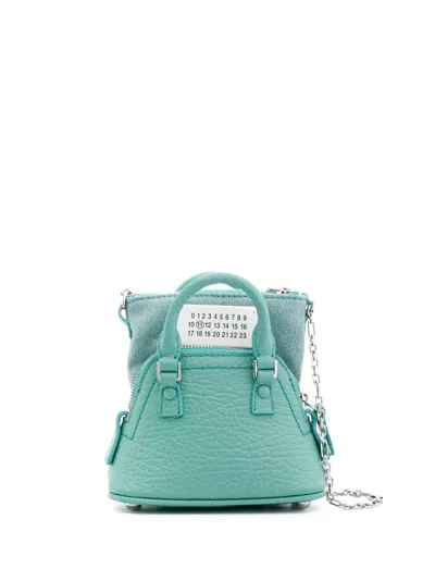 Maison Margiela 5ac Classique Leather Crossbody Bag In Green