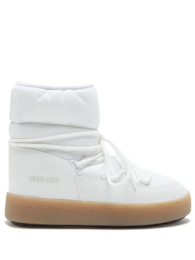 Moon Boot Logo-print Ankle-length Boots In White