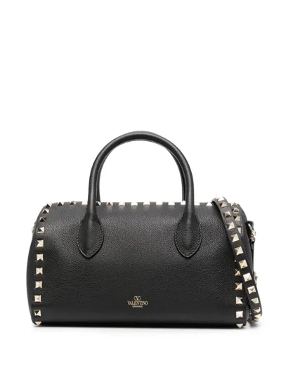 Valentino Garavani Rockstud-embellished Tote Bag In Schwarz