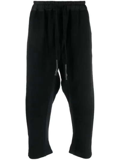 Isaac Sellam Experience Cropped Drop-crotch Trousers In Black