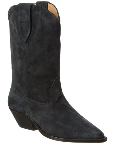 Isabel Marant Duerto Suede Boot In Black