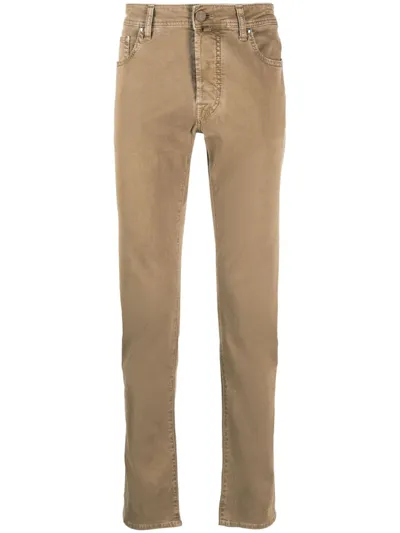 Jacob Cohen Klassische Straight-leg-jeans In D89 Beige