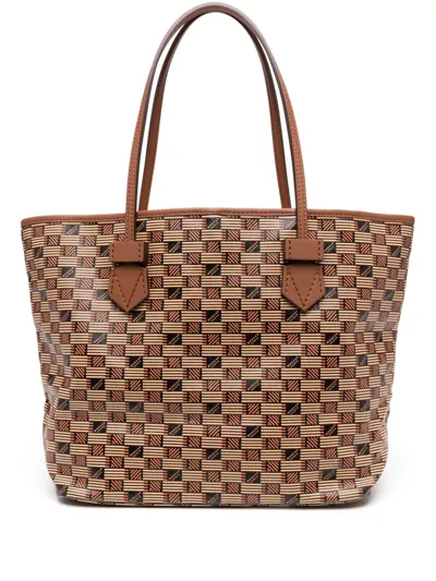 Moreau Medium Saint Tropez Tote Bag In Brown