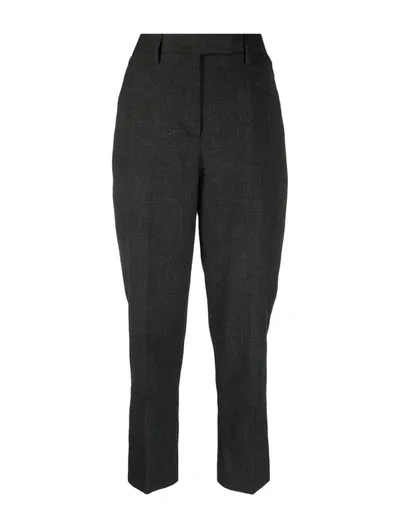 Prada Pants Wool In Nude & Neutrals