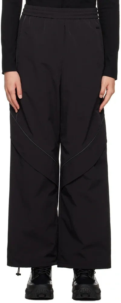 Juunj Black Elasticized Track Pants