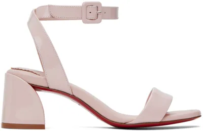 Christian Louboutin Pink Miss Sabina Sandals In F608 Leche/lin Leche