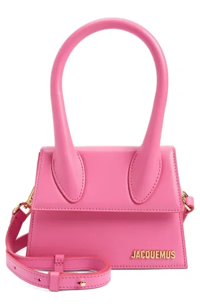 Jacquemus Le Chiquito Moyen Top-handle Bag In Pink