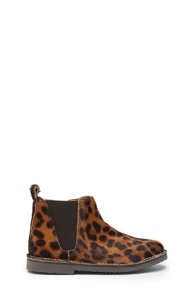 Childrenchic Kids' Glitter Chelsea Boot In Animal Print