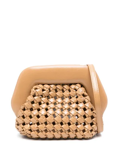 Themoirè Tasche Perforated-design Crossbody Bag In Neutrals